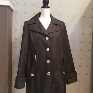 Calvin Klein Single Breasted Trench/Raincoat